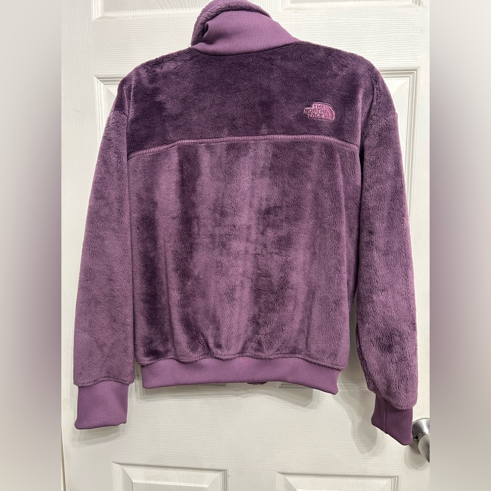 The North Face osito lux jacket purple color women’s size small full zipper - Picture 4 of 5